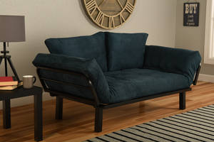 Monterey Espresso Queen Storage Futon With Brown Mattress - Convertible Sofa Bed By Kodiak - View #2