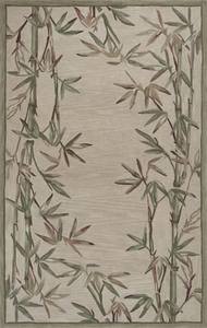 Sparta Ivory Bamboo Border Area Rug by KAS Rugs