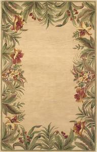 Sparta Ivory Rainforest Area Rug by KAS Rugs