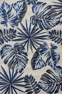 Stella Grey/Blue Nassau Area Rug by KAS Rugs