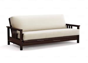 Futon Frame - Full Size - Durango Black Walnut Wall Hugger by Strata Furniture