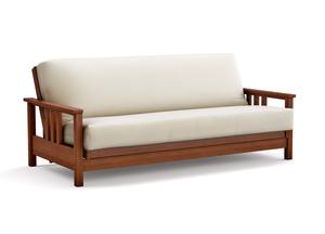 Futon Frame - Full Size - Durango Warm Cherry Wall Hugger by Strata Furniture