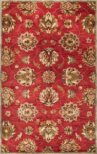 Syriana Red Allover Kashan Area Rug by KAS Rugs