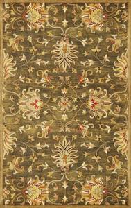 Syriana Emerald Green Agra Area Rug by KAS Rugs