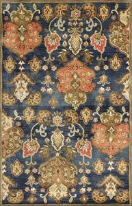 Syriana Navy Tapestry Area Rug by KAS Rugs