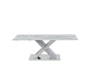 T1274C Glass & Marble Coffee Table by Global Furniture