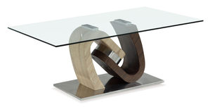 Coffee Table T4126C Walnut/Oak by Global Furniture