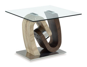 End Table T4126E Walnut/Oak by Global Furniture