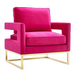 Avery Pink Velvet Chair by TOV Furniture