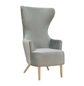 Julia Gray Wingback Chair by TOV Furniture