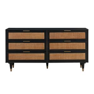 Sierra Noir 6 Drawer Dresser by TOV Furniture