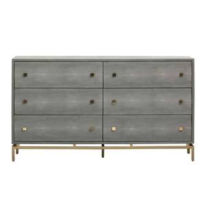 Pesce Shagreen 6 Drawer Dresser by TOV Furniture