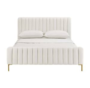 Angela Cream King Bed by TOV Furniture