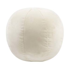 Boba 9" Cream Velvet Pillow by TOV Furniture