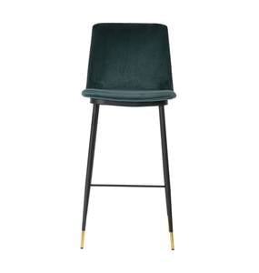 Evora Green Velvet Counter Stool (Set of 2) by TOV Furniture
