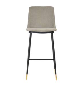 Evora Gray Velvet Counter Stool (Set of 2) by TOV Furniture