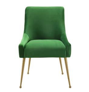 Beatrix Green Velvet Side Chair by TOV Furniture