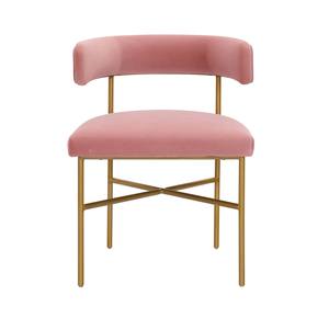 Kim Performance Blush Velvet Dining Chair by TOV Furniture