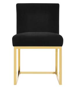 Haute Black Velvet Chair by TOV Furniture