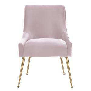 Beatrix Blush Velvet Side Chair by TOV Furniture