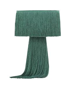 Atolla Emerald Tassel Table Lamp by TOV Furniture