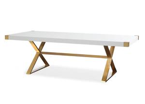 Adeline White Dining Table by TOV Furniture