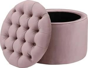 Queen Mauve Velvet Storage Ottoman by TOV Furniture