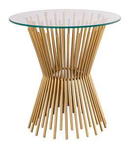 Grace Glass Side Table by TOV Furniture