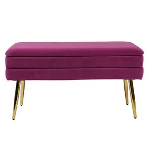 Ziva Plum Velvet Storage Bench by TOV Furniture