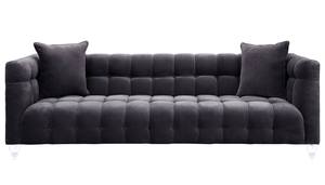 Bea Gray Velvet Sofa by TOV Furniture