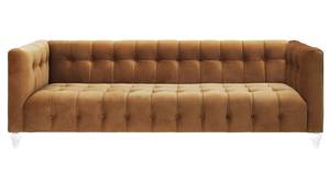 Bea Cognac Velvet Sofa by TOV Furniture