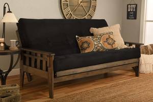 [NYC DEAL] Tucson Futon Full Size Frame Rustic Walnut by Kodiak