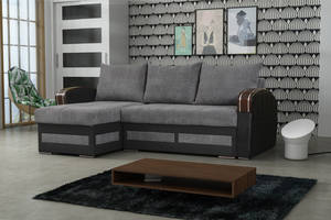 Tommy Gray Sectional Sofa Sleeper by Skyler Designs