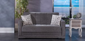 Valerie Diego Gray Loveseat Sleeper by Bellona