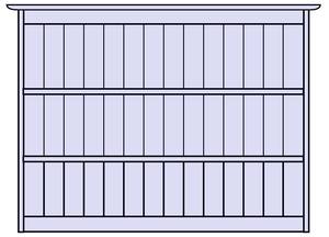 Burlington Wood Hutch Top w/Open Front by Vermont Furniture Designs