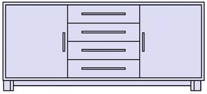Cable Crossing Wood Sideboard by Vermont Furniture Designs