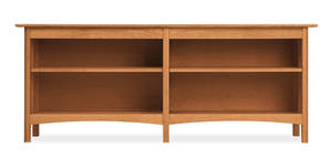 Craftsman Wood Console Bookcase by Vermont Furniture Designs