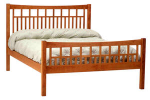 Glascow Wood Bed w/High Foot by Vermont Furniture Designs
