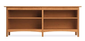 Horizon Wood Console Bookcase by Vermont Furniture Designs