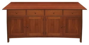 Horizon Wood Long Sideboard by Vermont Furniture Designs