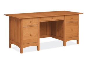 Mission Wood Executive Desk by Vermont Furniture Designs