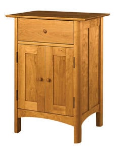Mission 1-Drawer Short Storage Chest by Vermont Furniture Designs