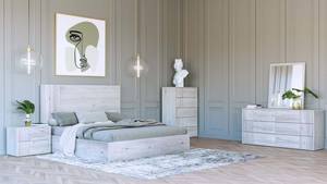 Nova Domus Asus - Modern Italian White Washed Bedroom Set by VIG Furniture