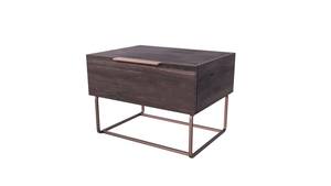Nova Domus Benzon Italian Modern Dark Rovere Nightstand by VIG Furniture