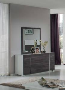 Nova Domus Corrado Italian Modern Grey Mirror by VIG Furniture