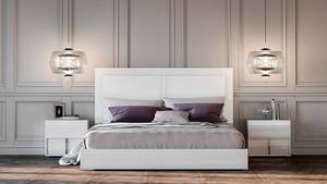 Modrest Nicla Italian Modern White Bed by VIG Furniture