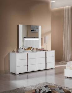 Modrest San Marino Modern White Mirror by VIG Furniture
