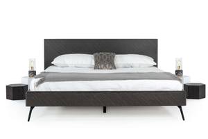 Modrest Gaige - Modern Grey Elm Bed by VIG Furniture