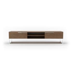 Modrest Heloise - Modern Walnut & Stainless Steel TV Stand by VIG Furniture
