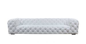 Divani Casa Dexter Wide Transitional White Full Italian Leather Sofa by VIG Furniture